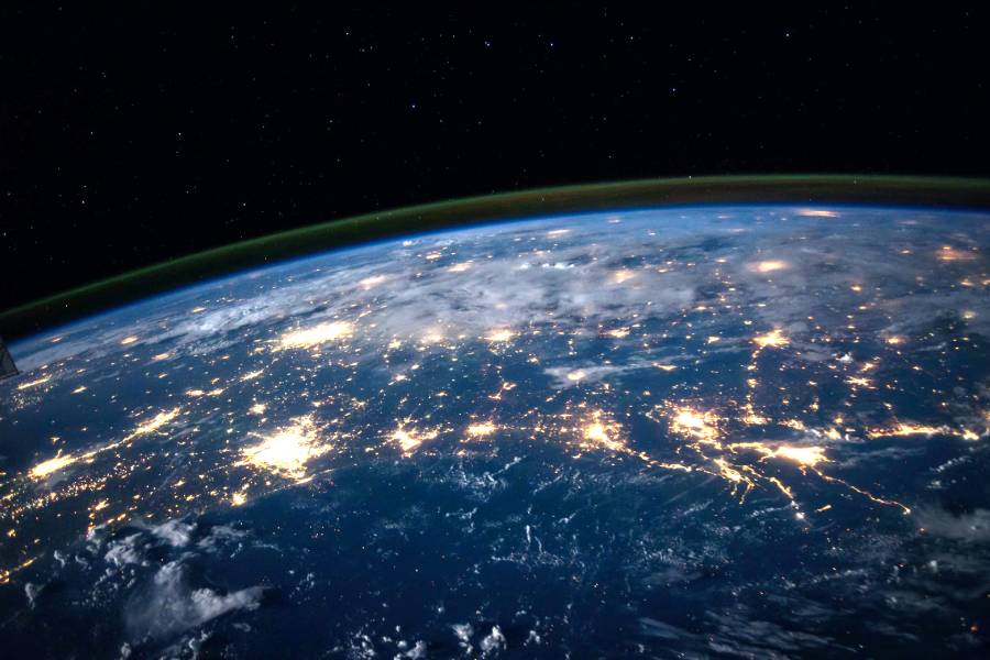 View of city lights on Earth from space for Boca Raton FL Remote Support