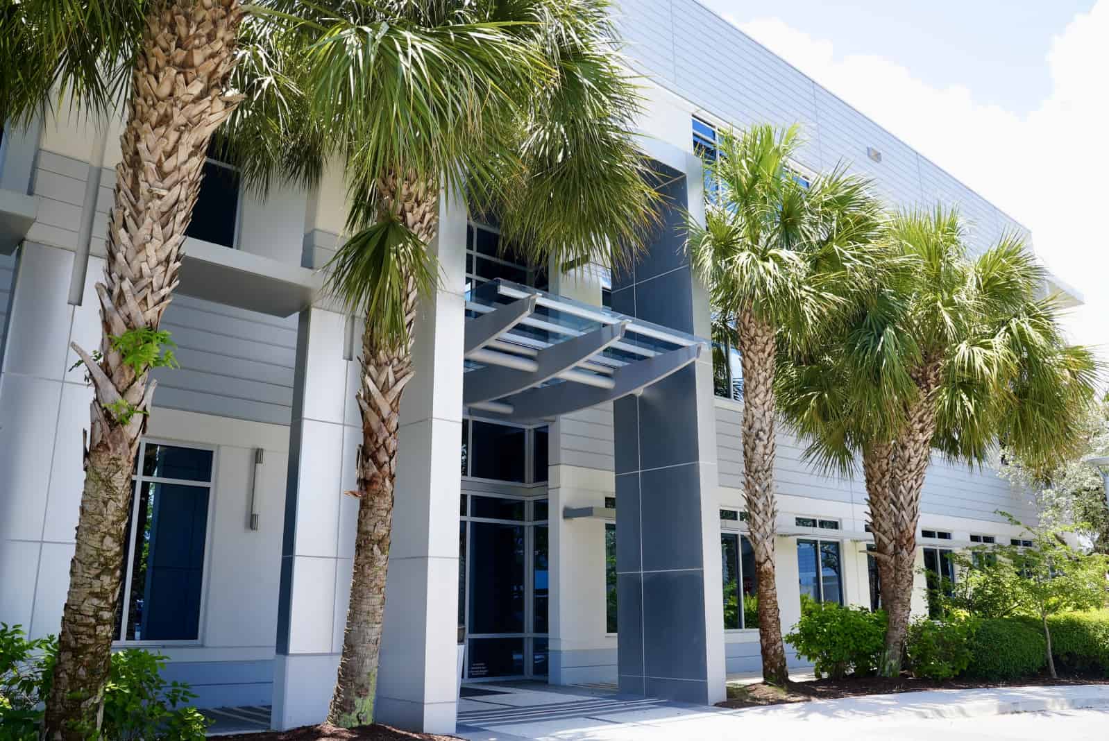 The Blue Light IT office headquartered in Boca Raton, Florida.