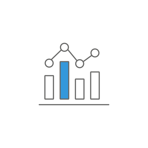 Icon of a bar graph